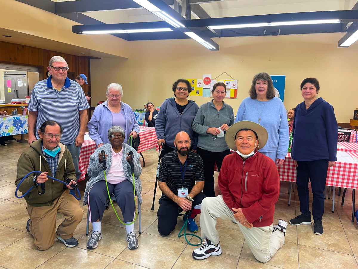 Young at Heart Strength Training class attendees